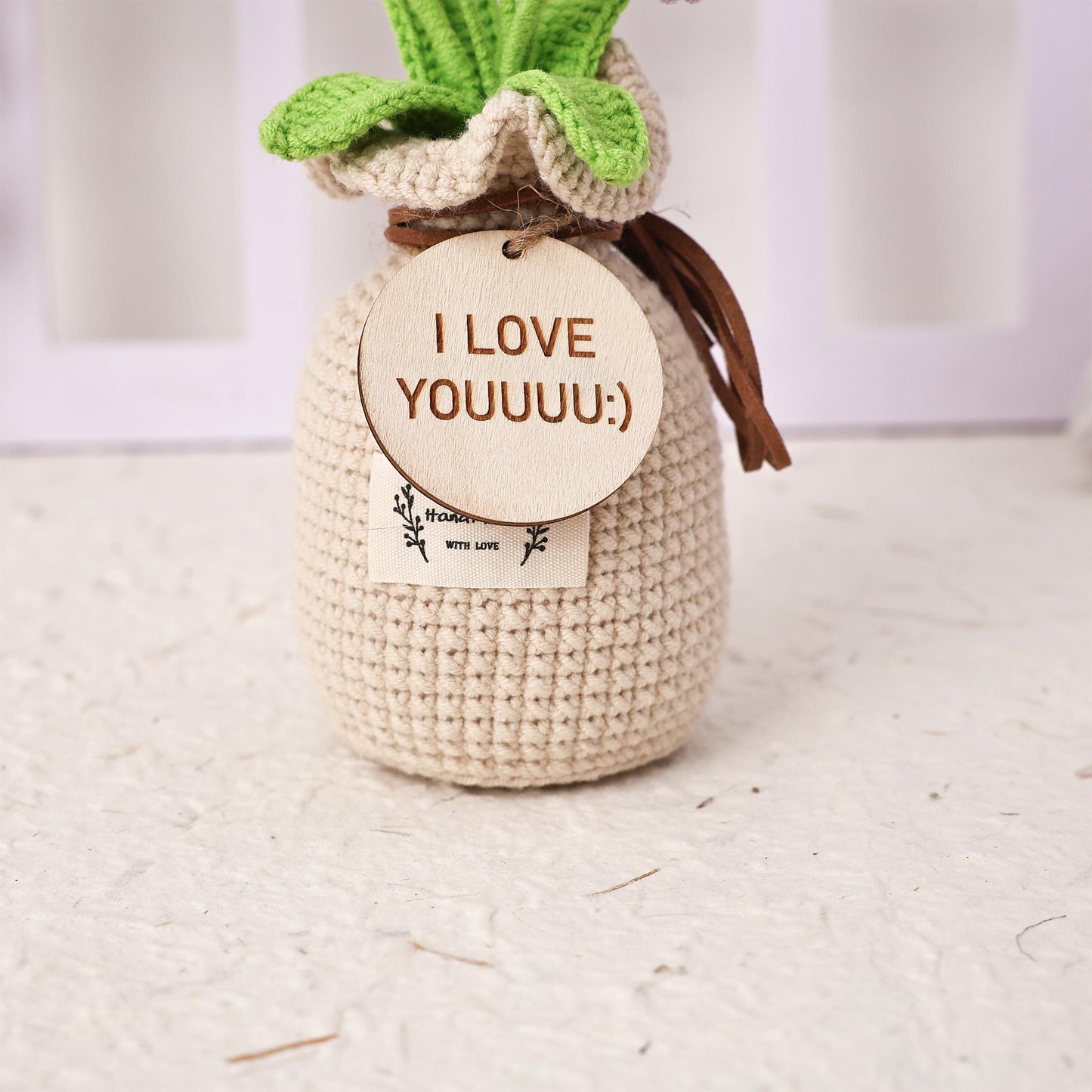 Crochet Calla Lily in Pot, Custom Crochet Flower, Forever Flower, Office Gifts, Wedding Bouquet, Bouquets and Arrangements, Crochet Gift