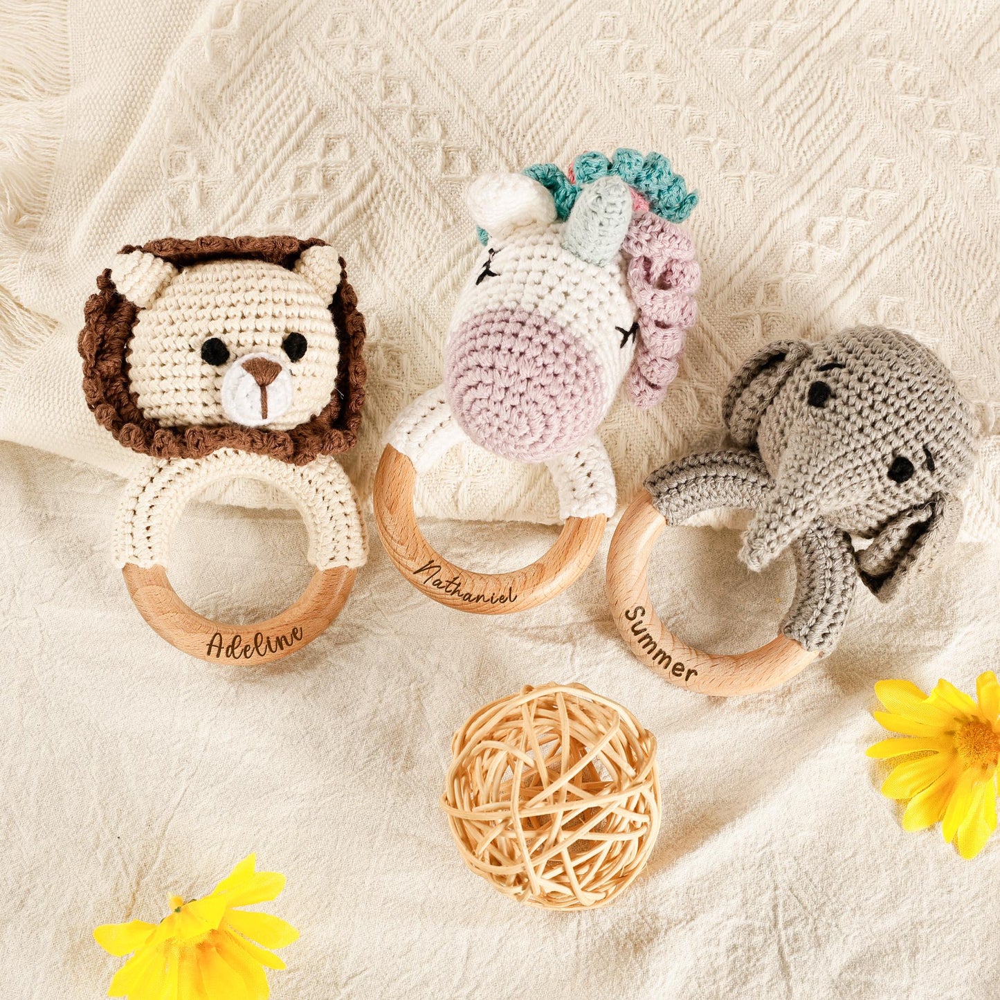 Personalized Baby Rattle, Custom Baby Rattle, Engraved Rattle With Name, Personalized Baby Shower Gifts, New Baby Gift, Baby Gift