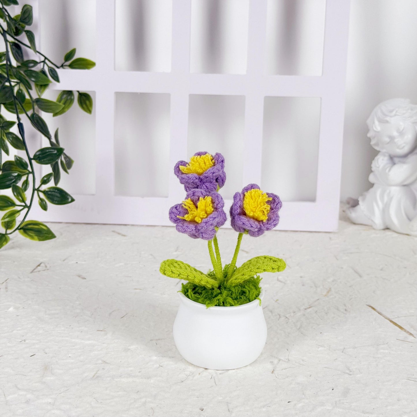 Handmade Finished Crochet Lily of the Valley, Lily of the Valley, Personalized Gift for Lover, Home Decoration, Handmade Flowers, Desk Decor