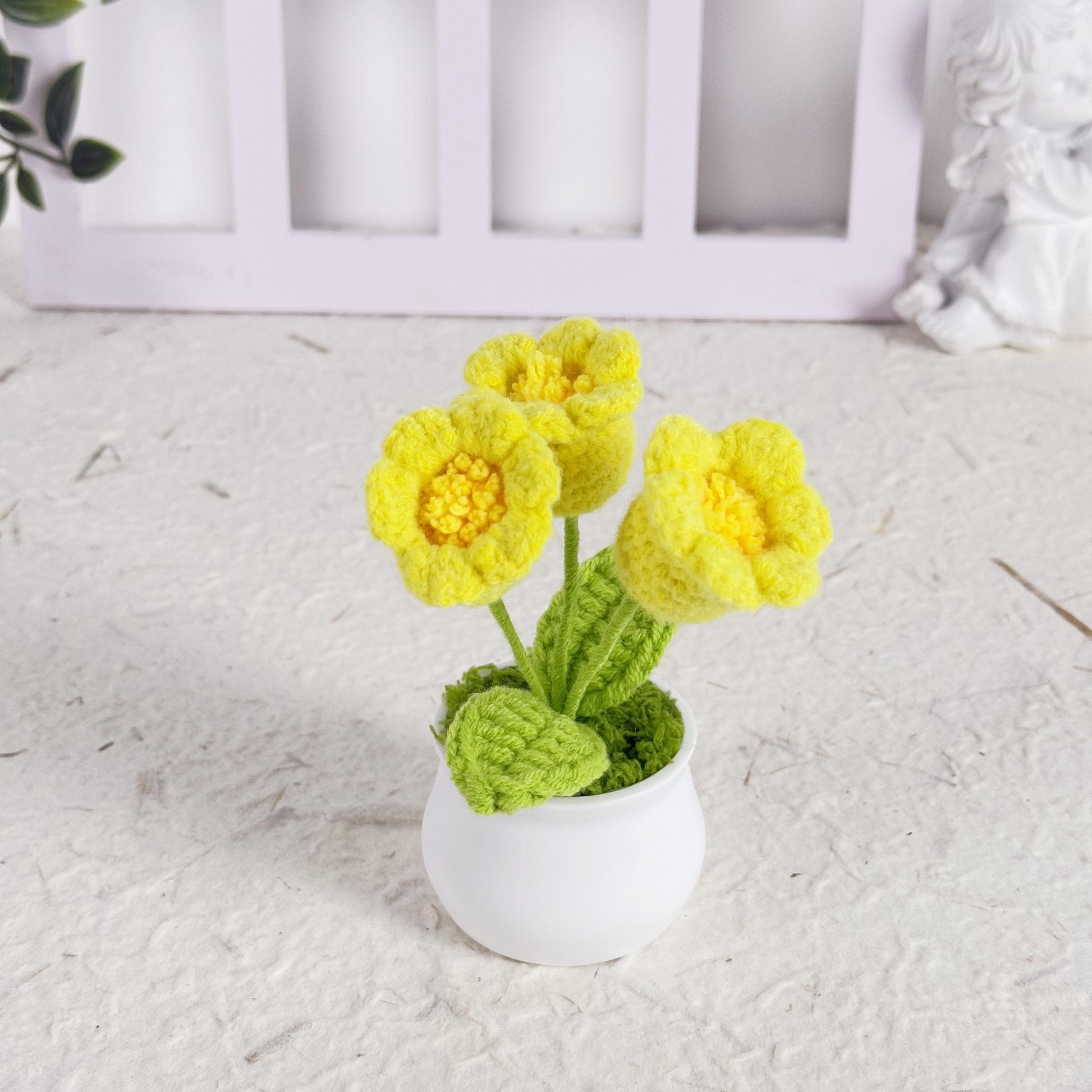 Crochet Lily of the Valley, Crochet Flower, Crochet Gift, Handmade Gift for Birthday, Anniversary Gift, Office Decor, Home Decor