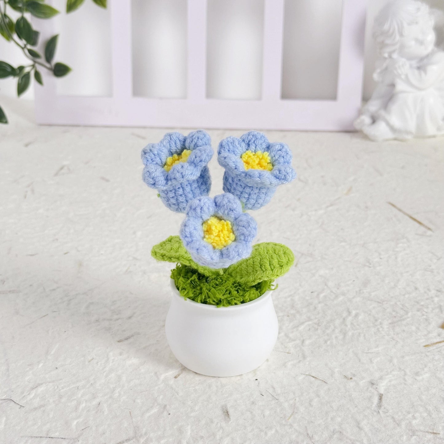 Crochet Lily of the Valley, Crochet Flower, Crochet Gift, Handmade Gift for Birthday, Anniversary Gift, Office Decor, Home Decor