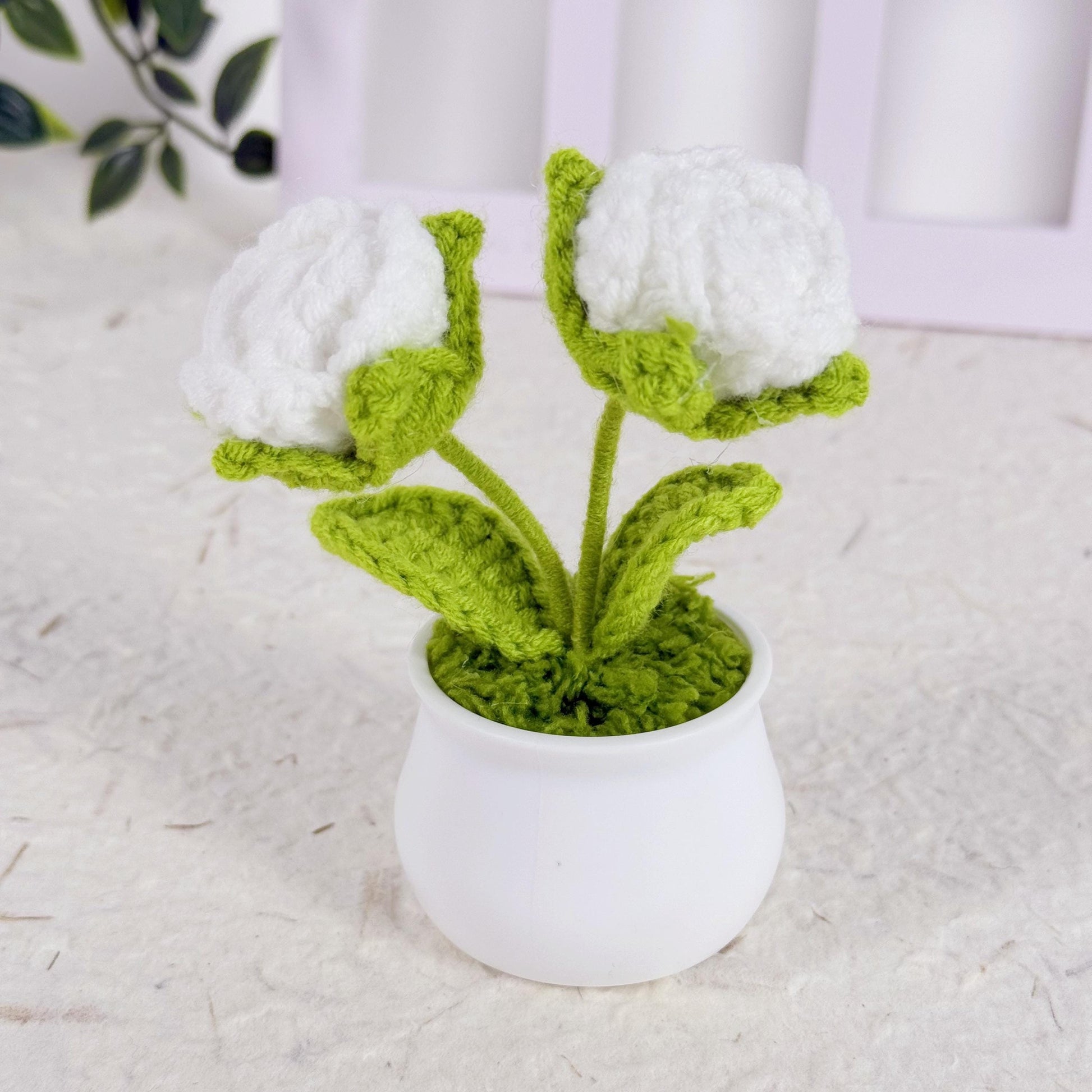 Crochet Rose Flower,Finished Handmade Flowers,Wedding Accessories,Personalized Gift for Lover,Home Decoration,Desk Decoration, Knitted Rose