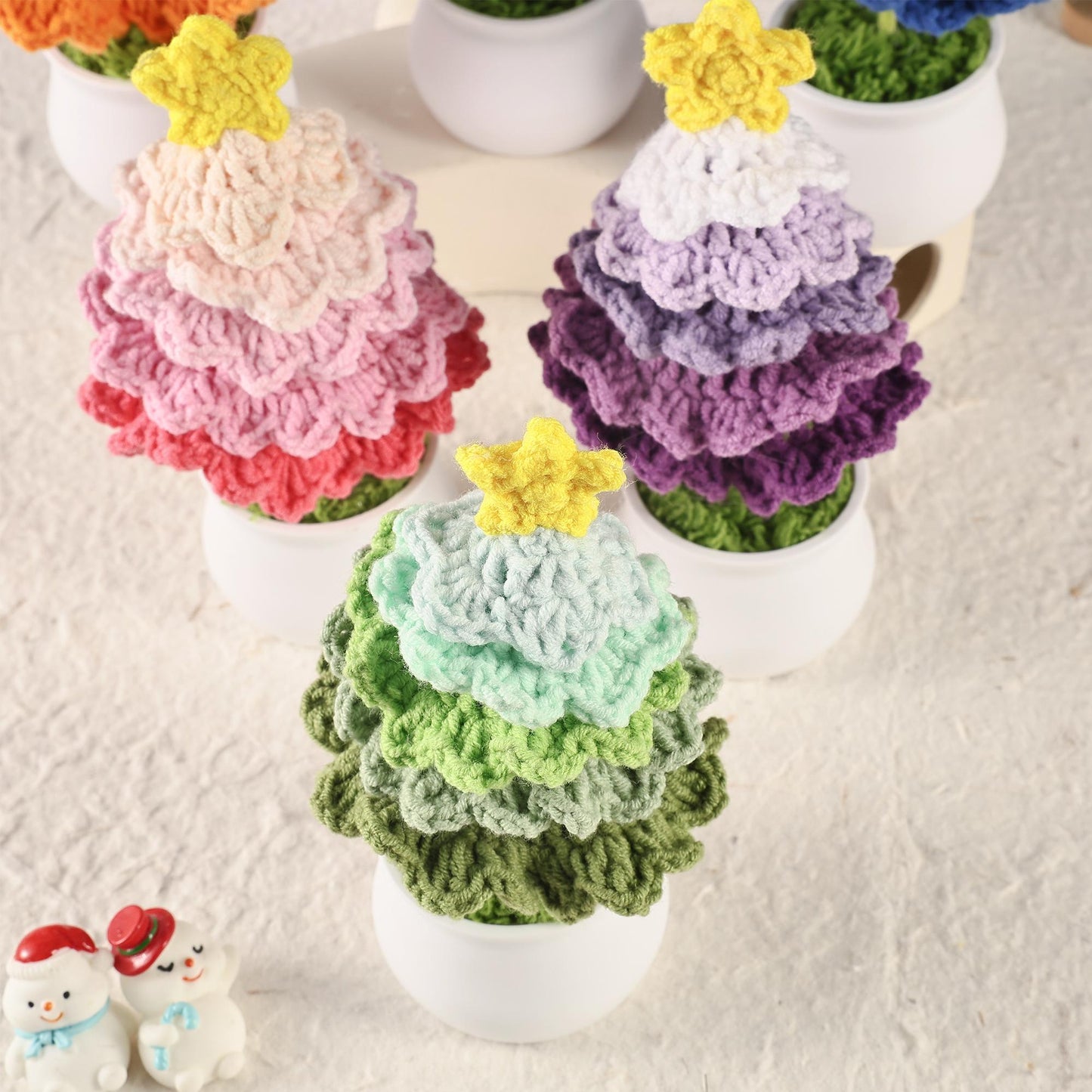 Christmas Tree Crochet, Handmade Crochet Christmas Tree, Mini Christmas Tree, Handmade Christmas Gifts, Xmas Decoration,Crochet Ornament Kit