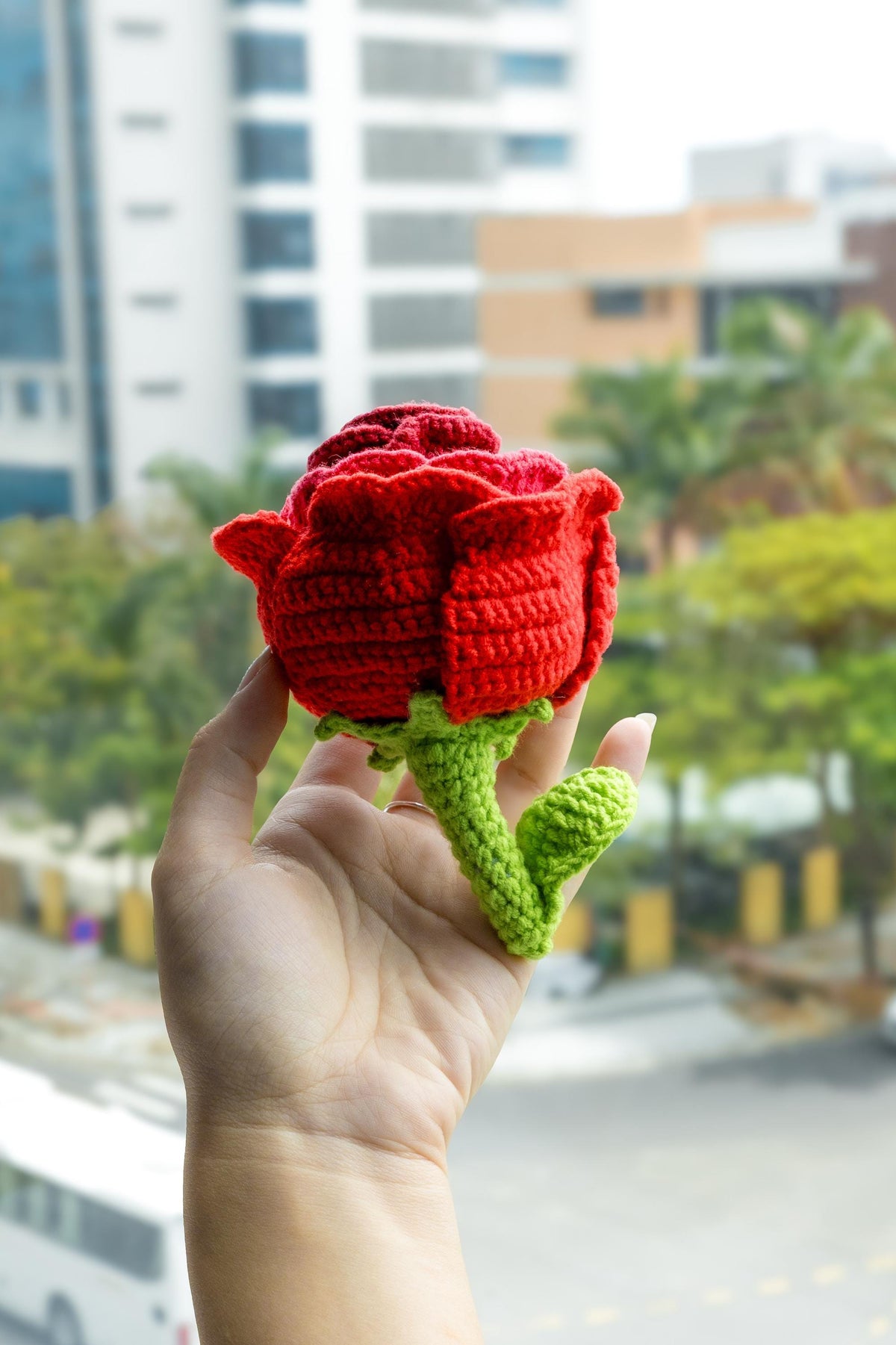 Crochet Rose Doll, Reversible Amigurumi Flower Princess, Valentine's Gift, Mother’ Day Gift, Gift For Her - Mom