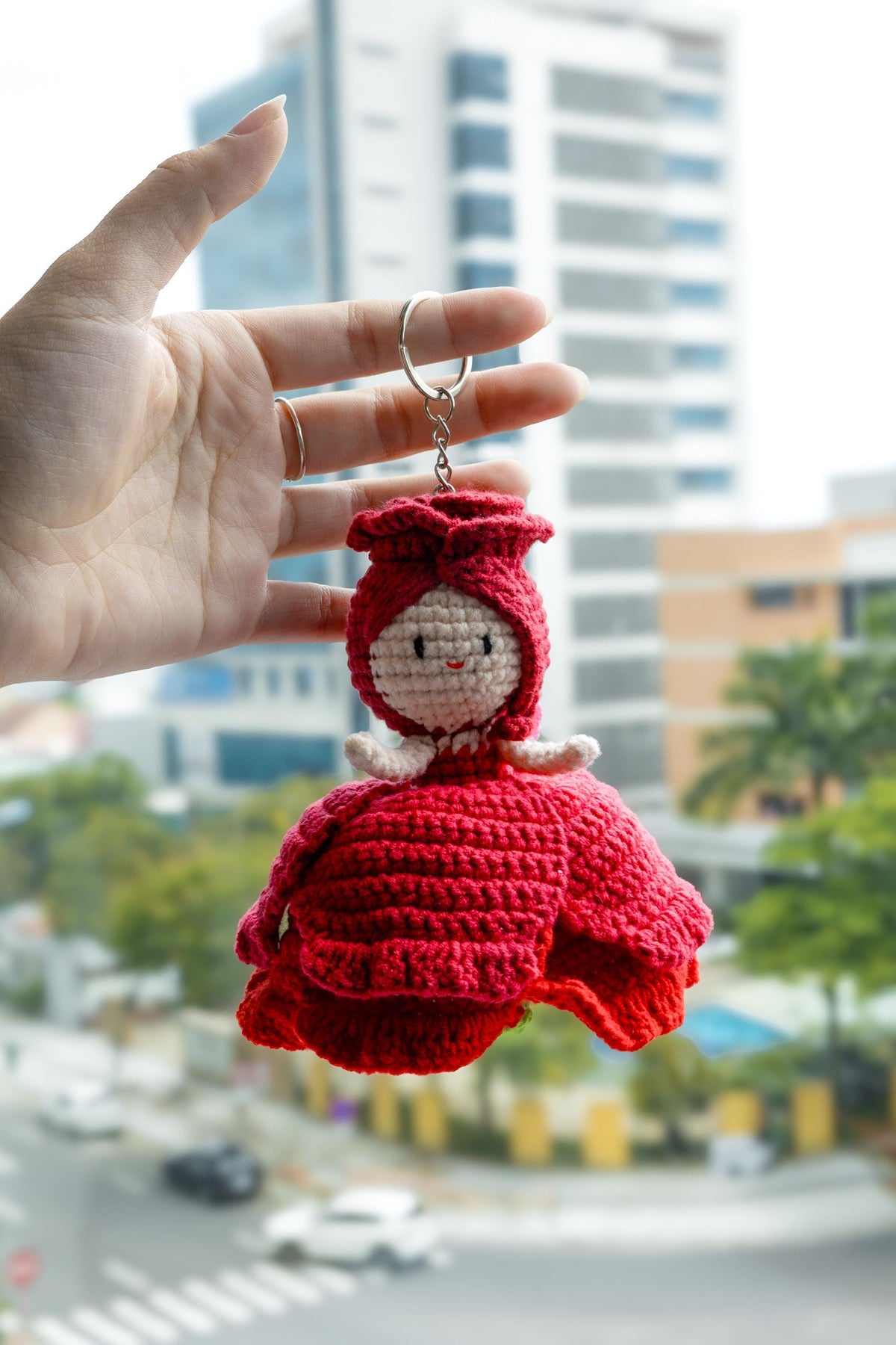 Crochet Rose Doll, Reversible Amigurumi Flower Princess, Valentine's Gift, Mother’ Day Gift, Gift For Her - Mom