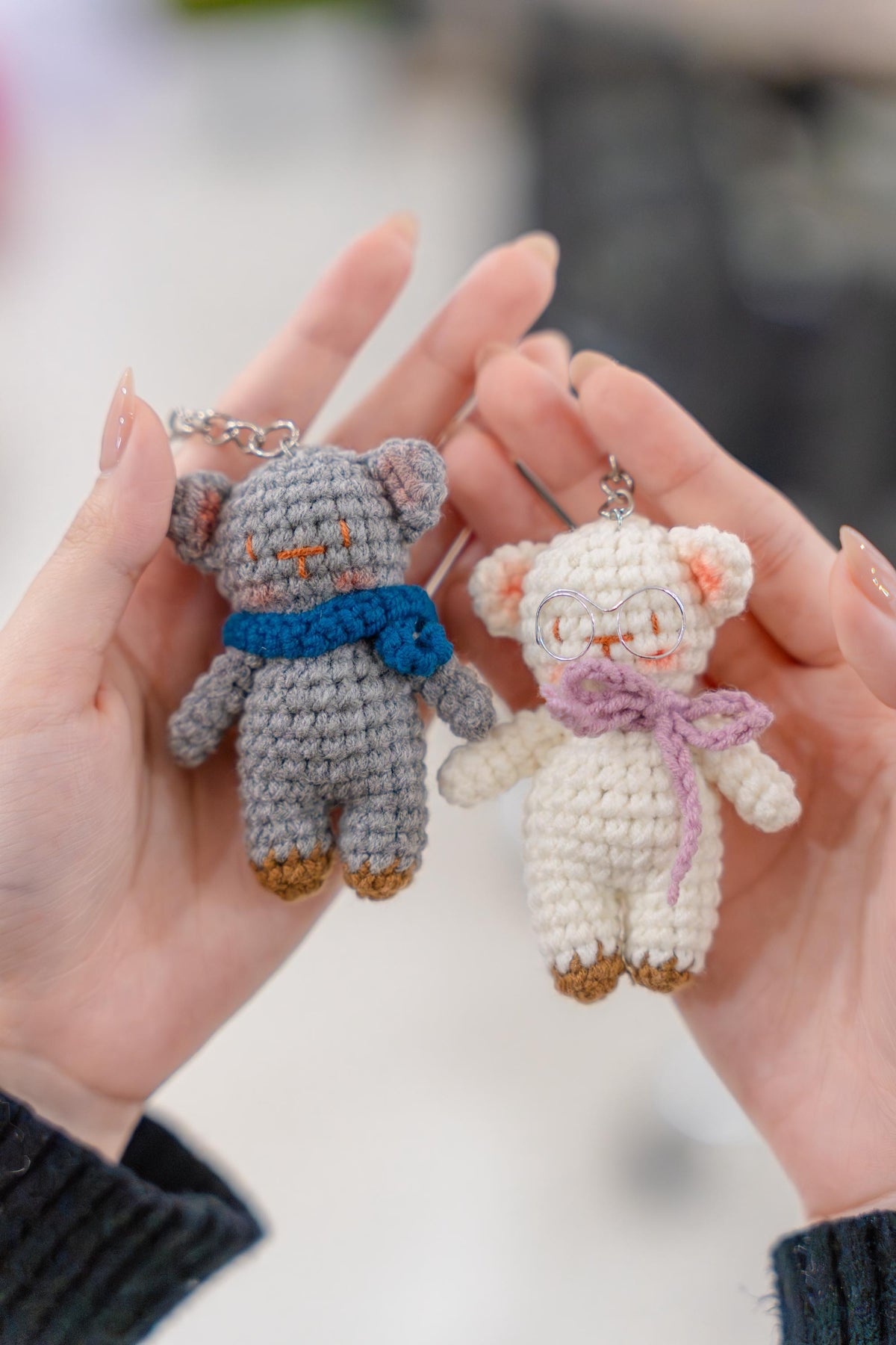 Crochet Bear Couple | Handmade Amigurumi Valentine's Gift