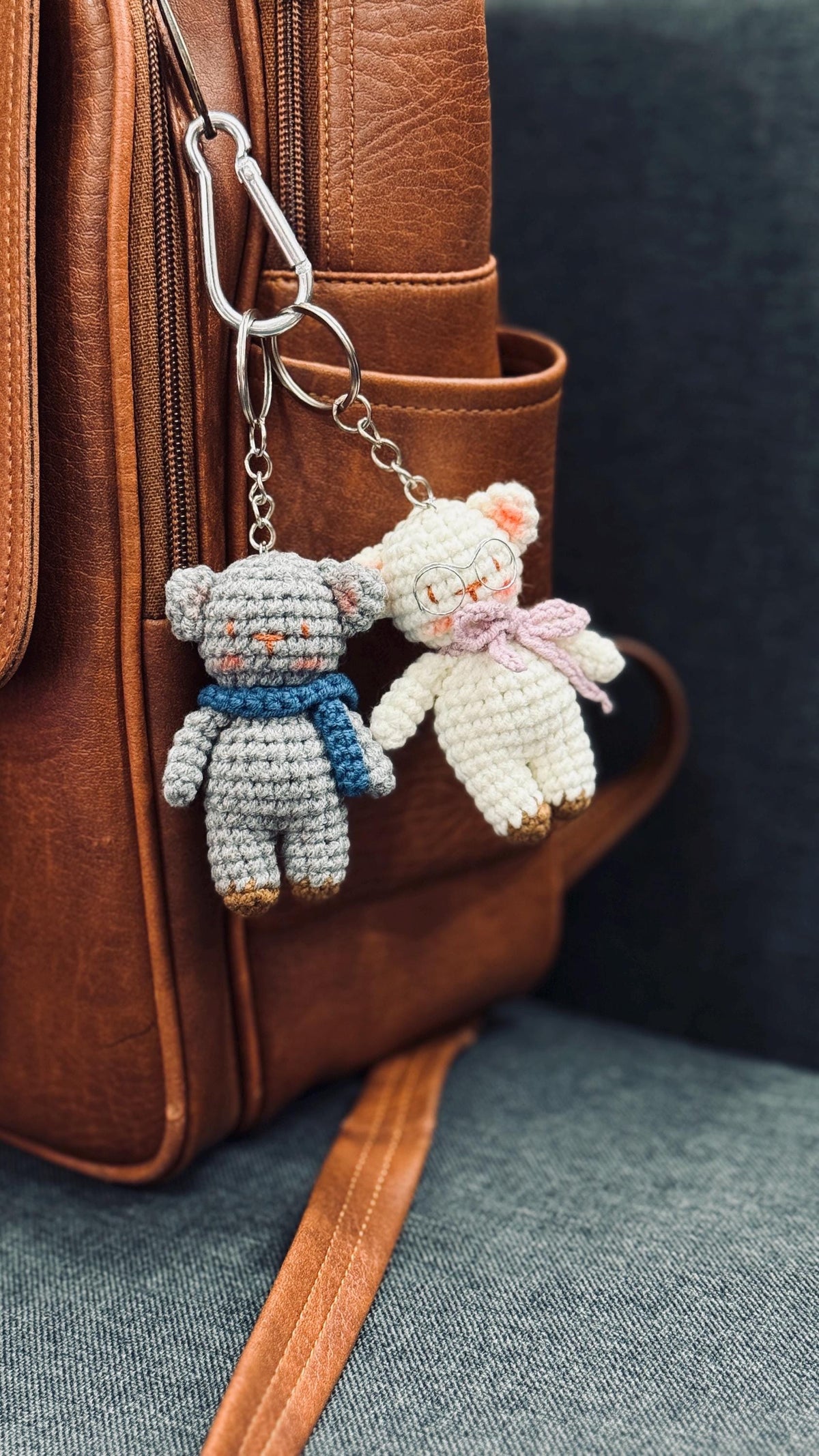 Crochet Bear Couple | Handmade Amigurumi Valentine's Gift