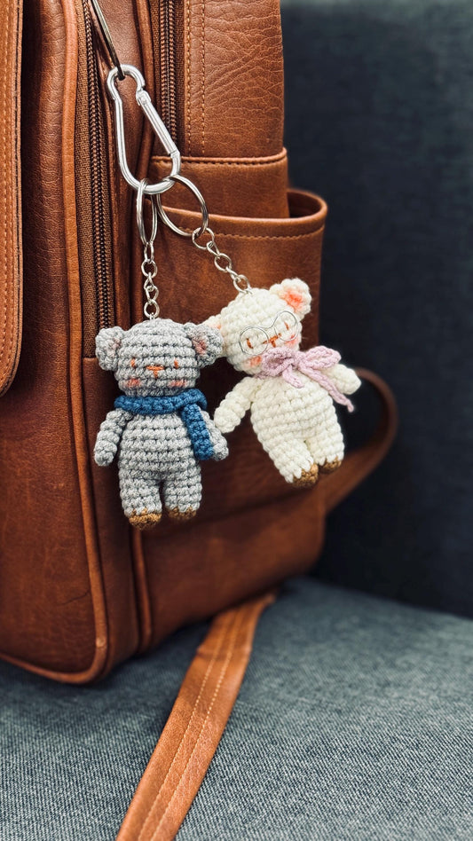 Crochet Bear Couple | Handmade Amigurumi Valentine's Gift