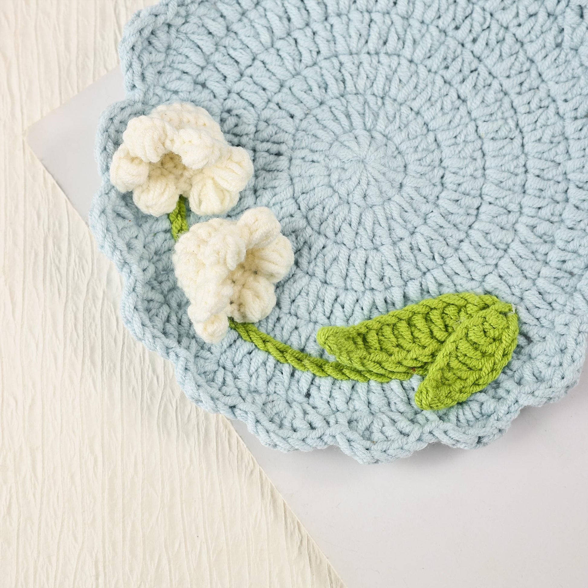 Crochet Foldable Bouquet, Crochet Flower Coaster, Housewarming Coaster Decor, Home Decor, Cute Gift, Mother Day Gift, Gift For Mom