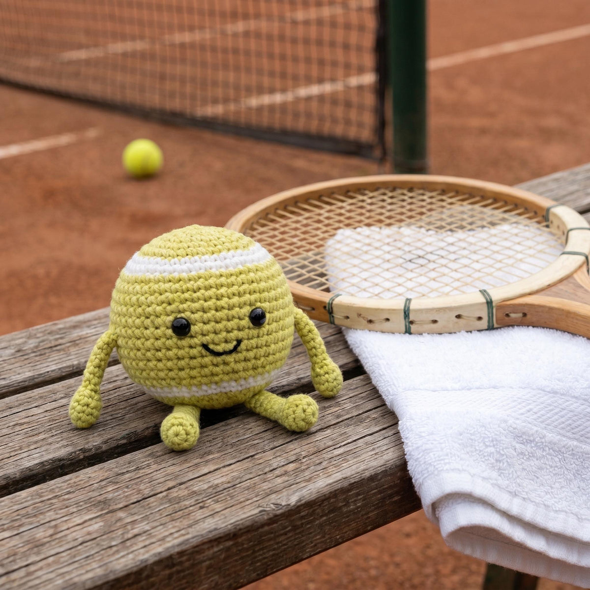 Crochet Amigurumi Softball, Baseball, Soccer Ball, Tennis Ball, Basketball, Football Plush, Positive Sports Gift for Fan Lover